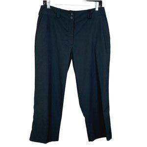 Nike 12 Golf Capri Pants Black Dri Fit Activewear Fitness 23" Inseam